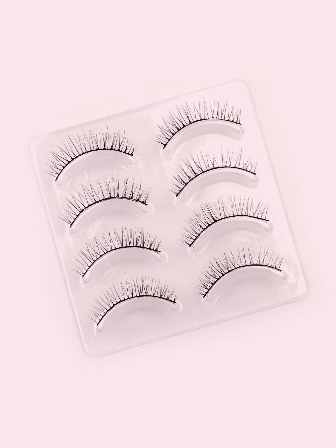 5 Pairs Natural Manga Soft Eyelashes Full Strip Lashes Manga Lashes Daily Dating Makeup