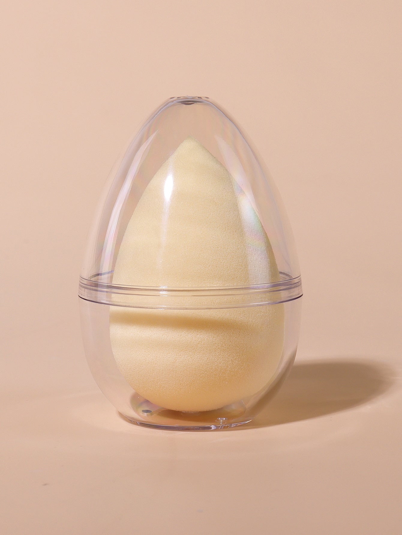 1 Water Drop Beauty Egg + Transparent Egg-shaped Storage