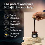 Pure Himalayan Shilajit Resin High Potency for Men & Women| 75 Servings for Energy Boost & Immune Support, 85+ Trace Minerals, 75%+ Fulvic Acid, with Lab Test Report,400mg