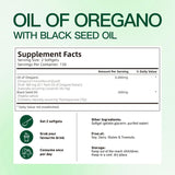 Oil of Oregano Capsules |Oil of Oregano with Black Seed Oil Softgels 300 Count| Organic Oregano Oil Extract | aceite de Oregano Pill| Non-GMO | Gluten Free Formula