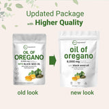 Oil of Oregano, 300 Softgel | Oregano Oil with Black Seed Oil, 4X Strength Carvacrol & Thymoquinone | Plant Based, Non-GMO | Antioxidant & Immune Support