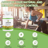 Lipo-zem Capsules, Supplement for Energy, Vitality and Wellness Support, 100% Natural, Vegan Non-GMO, Gluten-Free, Magnesium, Calcium and Sodium BHB