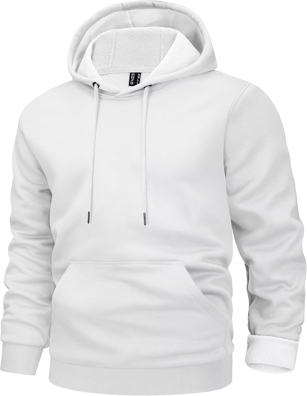 SMZ Men's Active Hoodies Fleece Lined Sweatshirts Casual Athletic Workout Pullover With Kangaroo Pocket