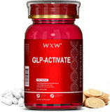 WXW GLP-1 Supplement, GLP Activate, GLP1 Supplements Naturally Support with Akkermansia Probiotic, Lactobacillus GG for Metabolism Gut Health, 30 Capsules