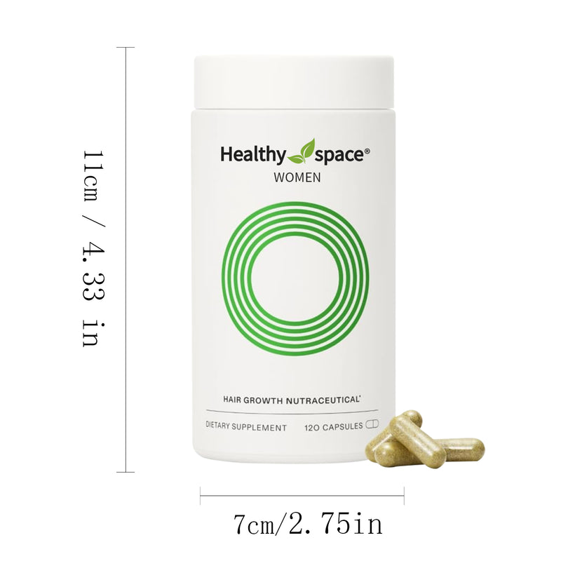 Women's Balance Hair Growth Supplements, Ages 45 and Up, Clinically Proven for Visibly Thicker Hair and Scalp Coverage, Dermatologist Recommended - 1 Month Supply