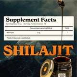 Pure Himalayan Shilajit Resin High Potency for Men & Women| 75 Servings for Energy Boost & Immune Support, 85+ Trace Minerals, 75%+ Fulvic Acid, with Lab Test Report,400mg