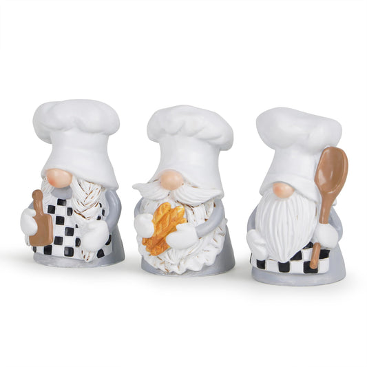 Chef Gnomes Decorations - Kitchen Home Decorations - Professional Chef Statue - Spring Decorations - Gift for Baking